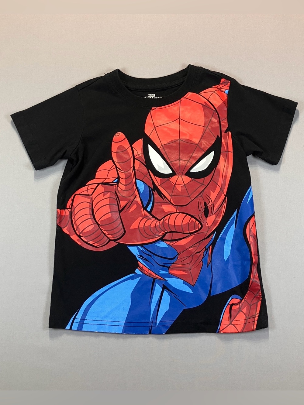Marvel Spider-Man Graphic Boys T shirt Red & Blue Size 4T